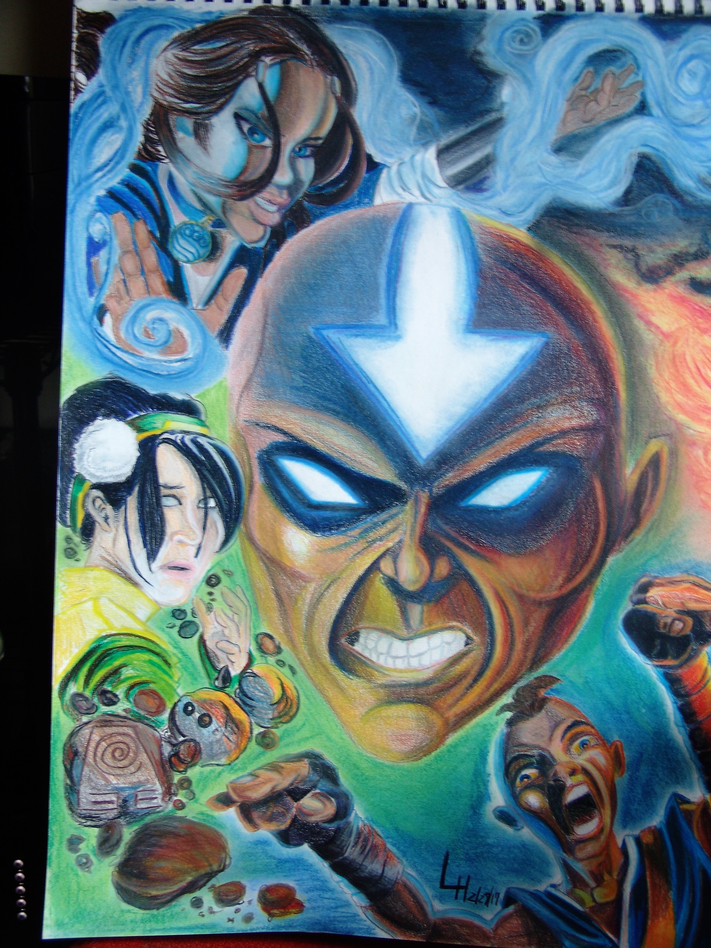 2448x3264 Mixed Media Drawings A Real Cool Hand Studios - Cool Hand Drawings