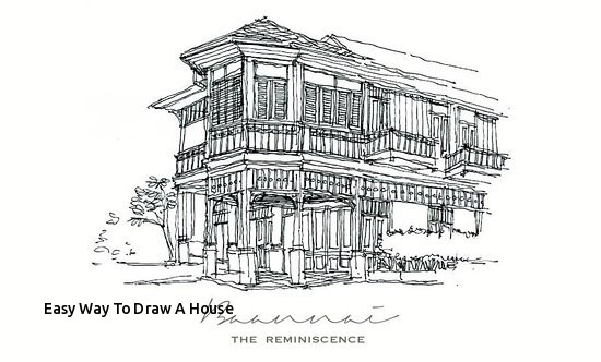 550x332 Easy Way To Draw A House Cool Drawings Houses A Drawing A House - Cool House Drawings