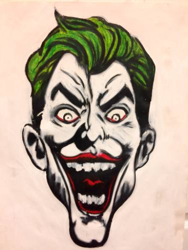375x500 Joker Drawing - Cool Joker Drawings