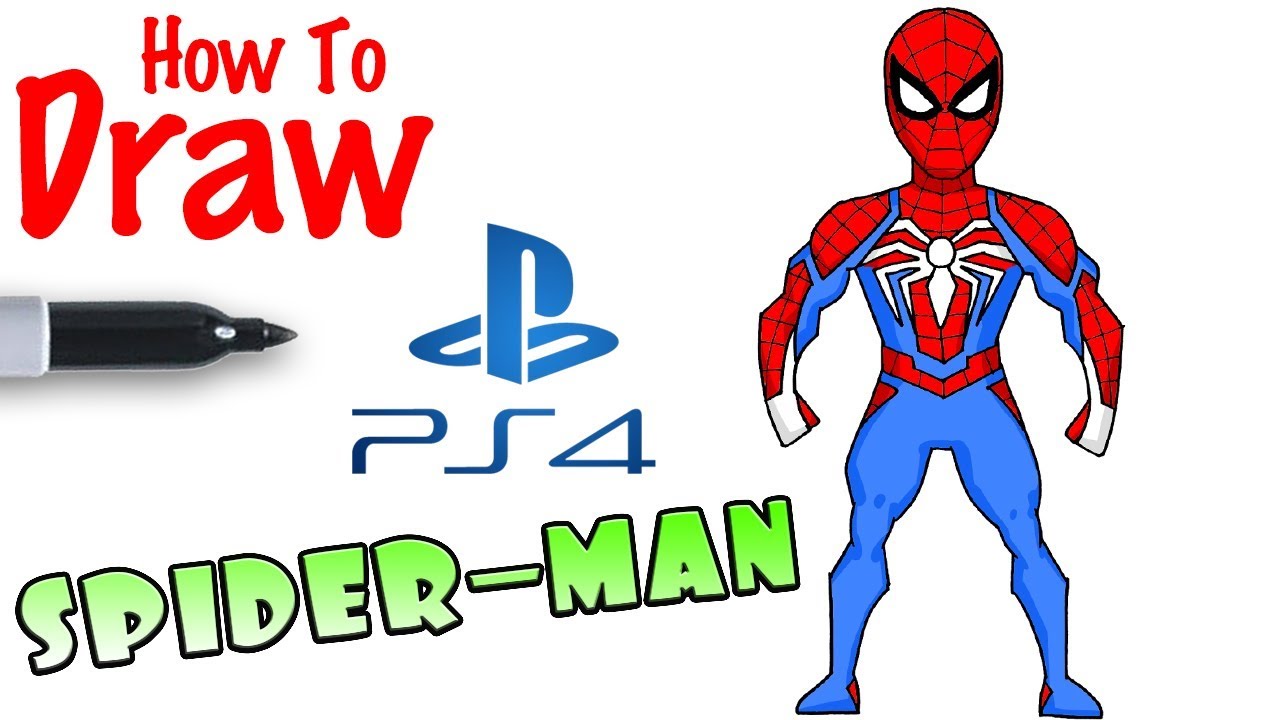 1280x720 How To Draw Spider Man - Cool Kid Drawing
