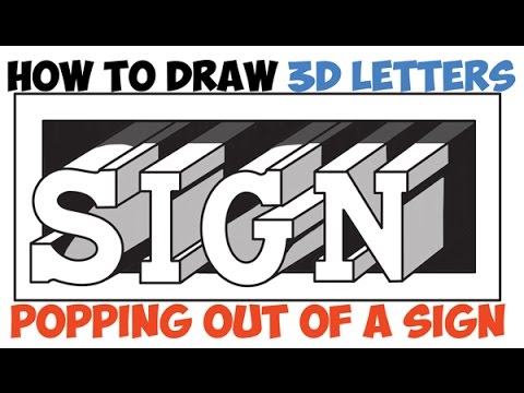 480x360 how to draw cool letters for beginners letters easy step - Cool Letters Drawing