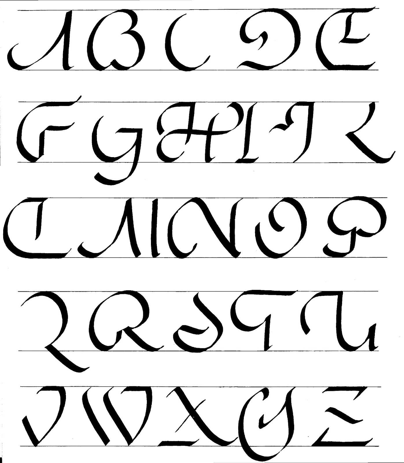Different Types Of Letters To Draw Letter