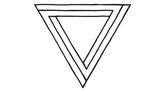 549x309 Ways To Draw An Impossible Triangle - Cool Line Drawings