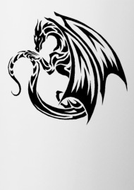 190x269 Cool Dragon Logo Mug Spreadshirt - Cool Logo Drawings