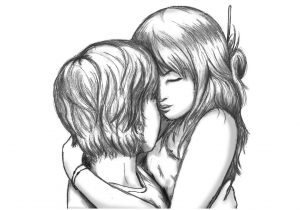 300x210 Romantic Drawings In Pencil Cool Love Drawings Romantic Sad - Cool Love Drawings