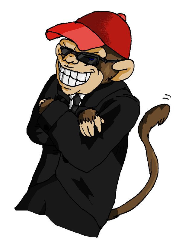 593x800 Cool Monkey Drawing - Cool Monkey Drawings