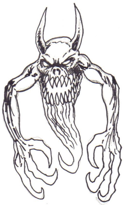 520x846 How To Draw Cool Monsters Image Gallery - Cool Monster Drawings
