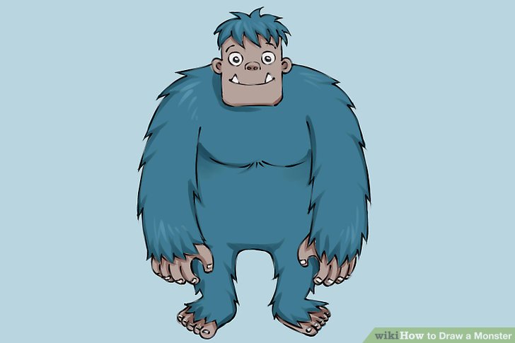 728x485 Easy Ways To Draw A Monster - Cool Monster Drawings