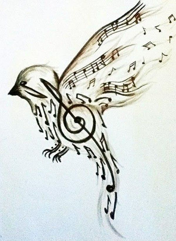 600x823 Cool Pictures To Draw Great Facial Images As A Challenge - Cool Music Drawings