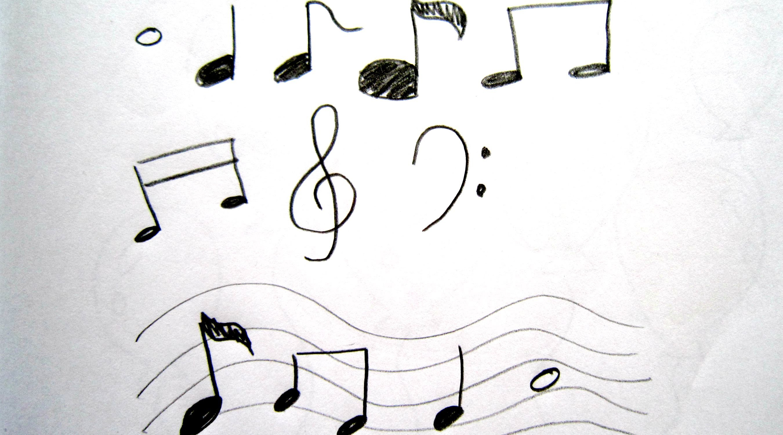 2700x1500 easy drawing of music notes cool music drawings music notes - Cool Music Drawings