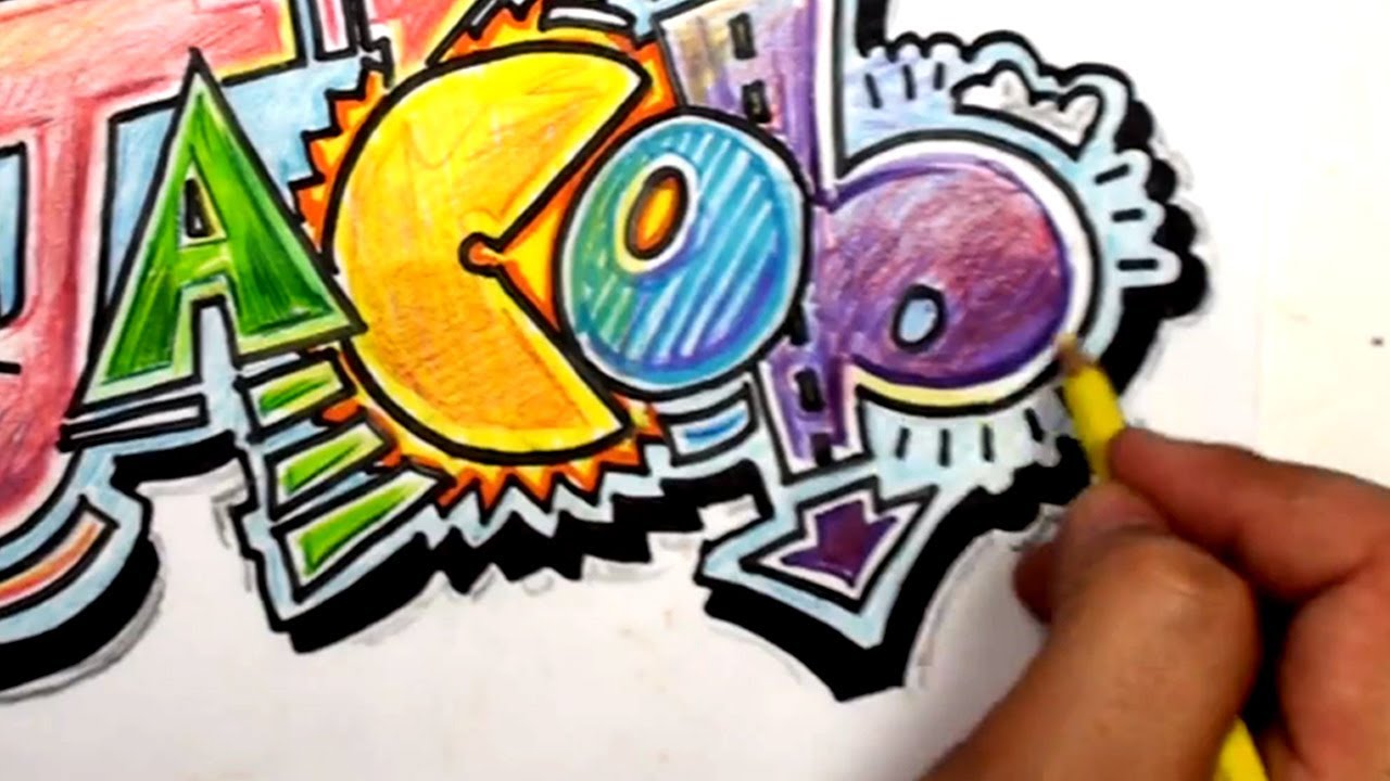 1280x720 How To Draw Graffiti Letters - Cool Name Drawings