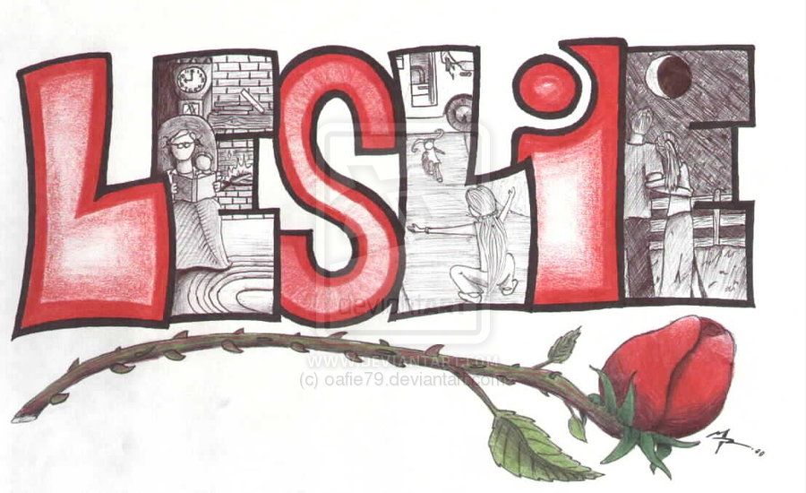 900x550 i love the name leslie status cool name drawings stuff i like - Cool Name Drawings