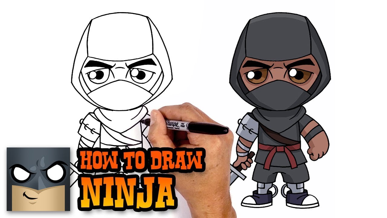 1280x720 How To Draw Fortnite Ninja - Cool Ninja Drawings