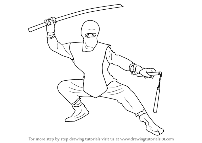 Cool Ninja Drawings at Explore collection of Cool