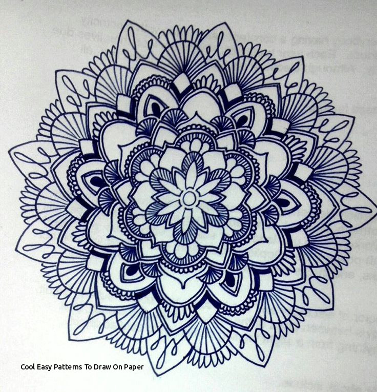 736x765 Cool Easy Patterns To Draw On Paper Collection Of Cool Easy - Cool Patterns Drawing