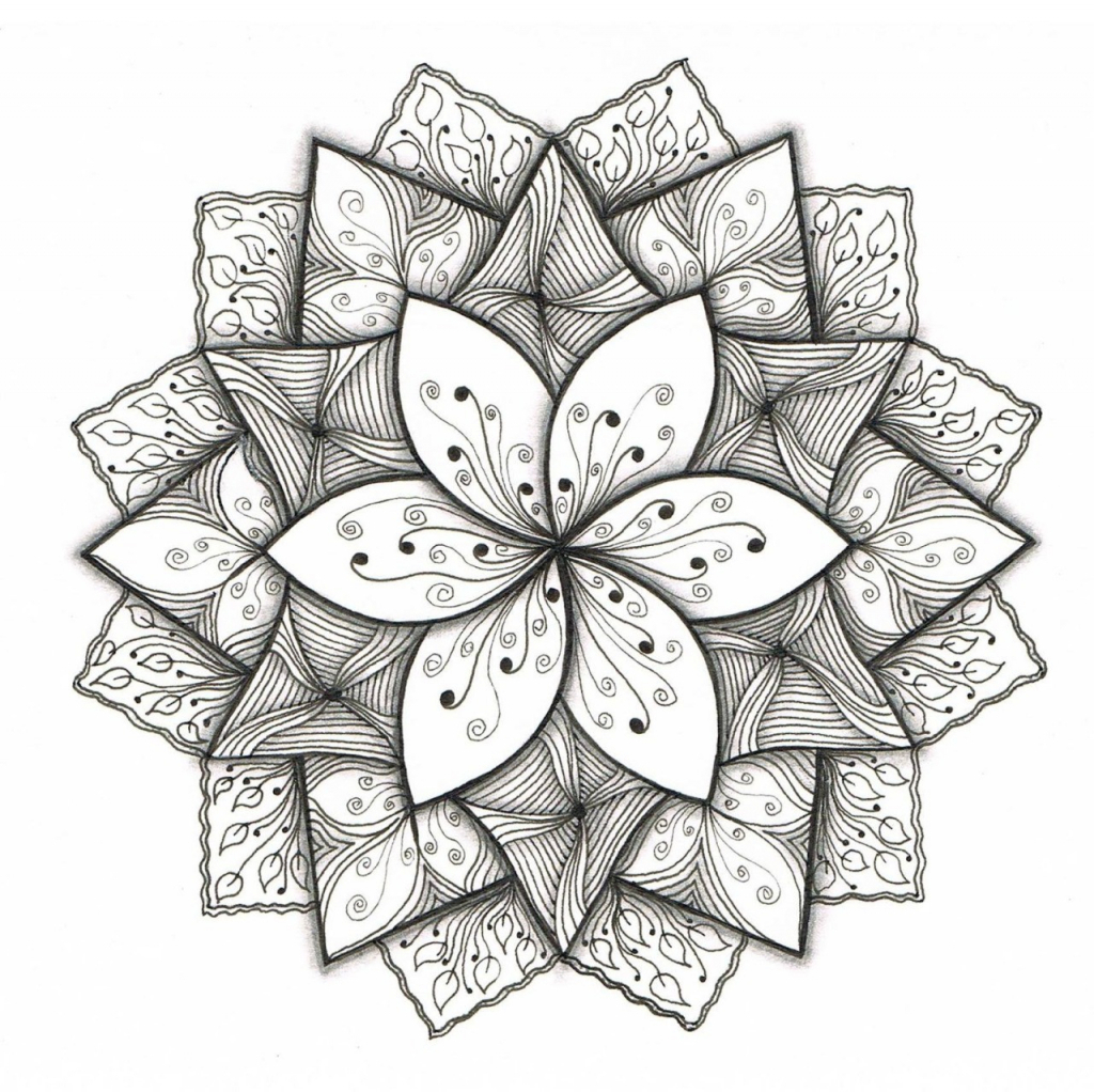 1024x1022 Huge Collection Of 'cool Drawing Patterns' Download More Than - Cool Patterns Drawing