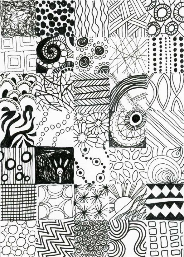 590x826 Patterns Cool Designs To Draw - Cool Patterns Drawing