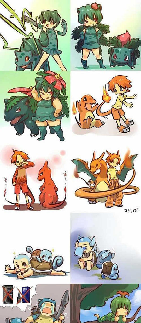 540x1230 What Pokemon Would Look Like If They Were Humans - Cool Pokemon Drawings