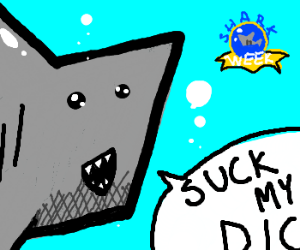 300x250 Epic Awesome Drawing To Celebrate Shark Week Drawing - Cool Shark Drawings