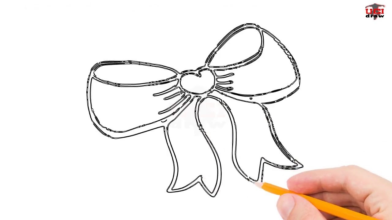 1280x720 easy bow tie drawing ideas a simple bow tie outline - Cool Simple Drawing Ideas