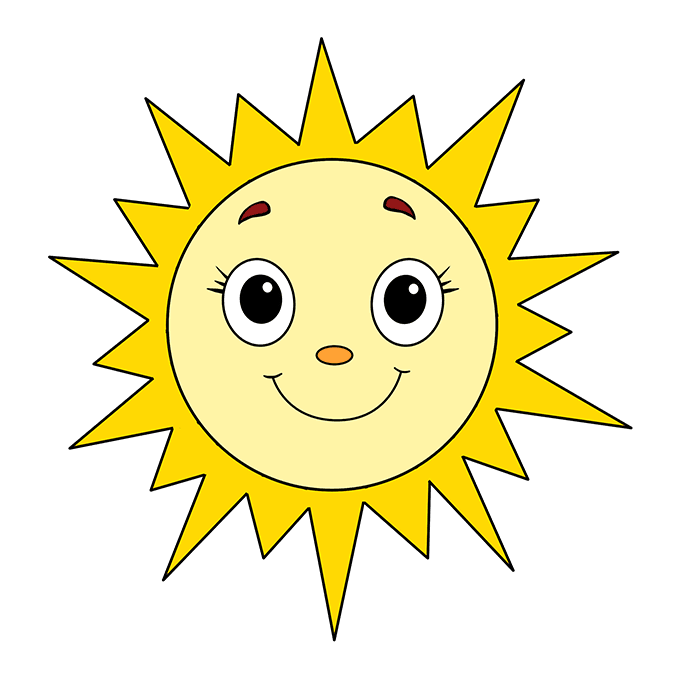 680x678 Sunlight Drawing Cool Transparent Png Clipart Free Download - Cool Sun Drawing