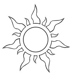 236x243 sun art vector clipart of a bright summer sun with petal rays - Cool Sun Drawing