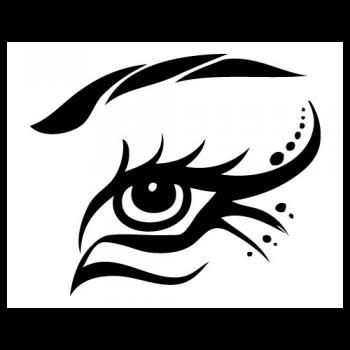 350x350 How To Draw A Tribal Eye, Step - Cool Tribal Drawings