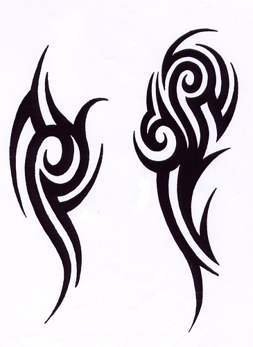 365x500 Tribal Tattoos Designs For Girls - Cool Tribal Drawings