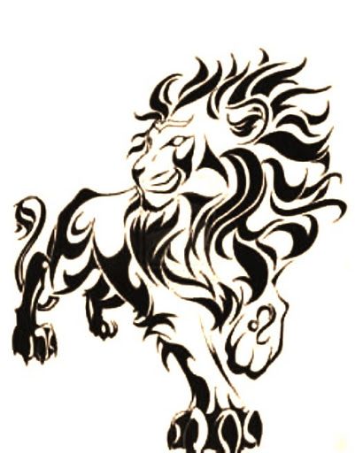 401x512 Cool Tribal Lion Tattoos How To Tattoo Tattoos Tatuaje - Cool Tribal Drawings
