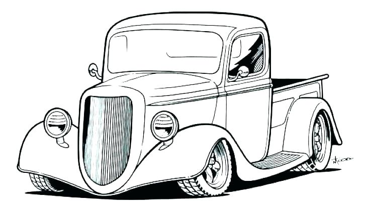 730x416 grave digger crashed cars coloring pages disney online for free - Cool Truck Drawings