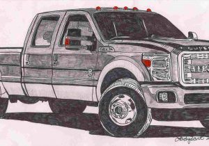300x210 Pencil Sketches Of Trucks - Cool Truck Drawings