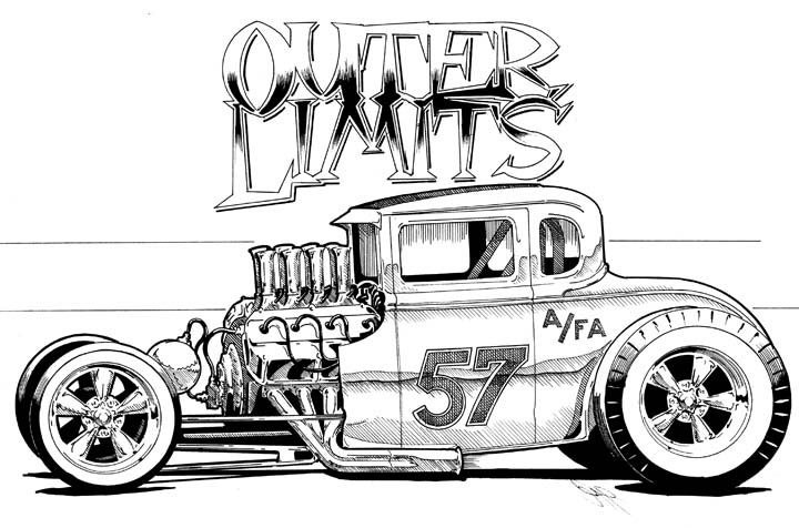 720x476 Rat Fink Style Art Rat Fink, Tiki, Car And Monster Art Cool - Cool Truck Drawings