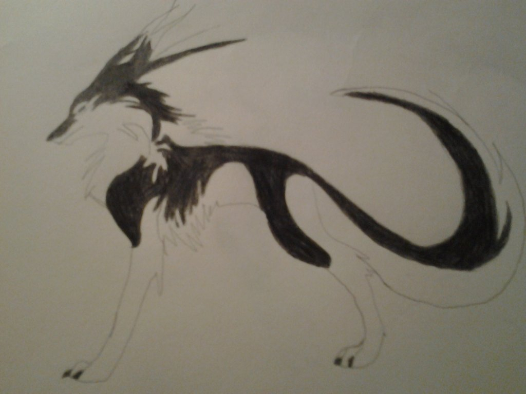 1024x768 How To Draw An Awesome Wolf - Cool Wolf Drawings