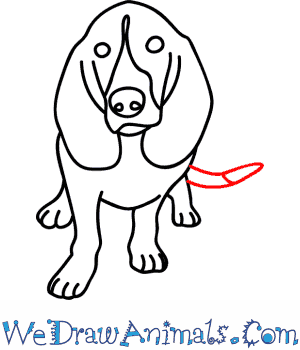 300x350 how to draw a hound dog - Coon Dog Drawings