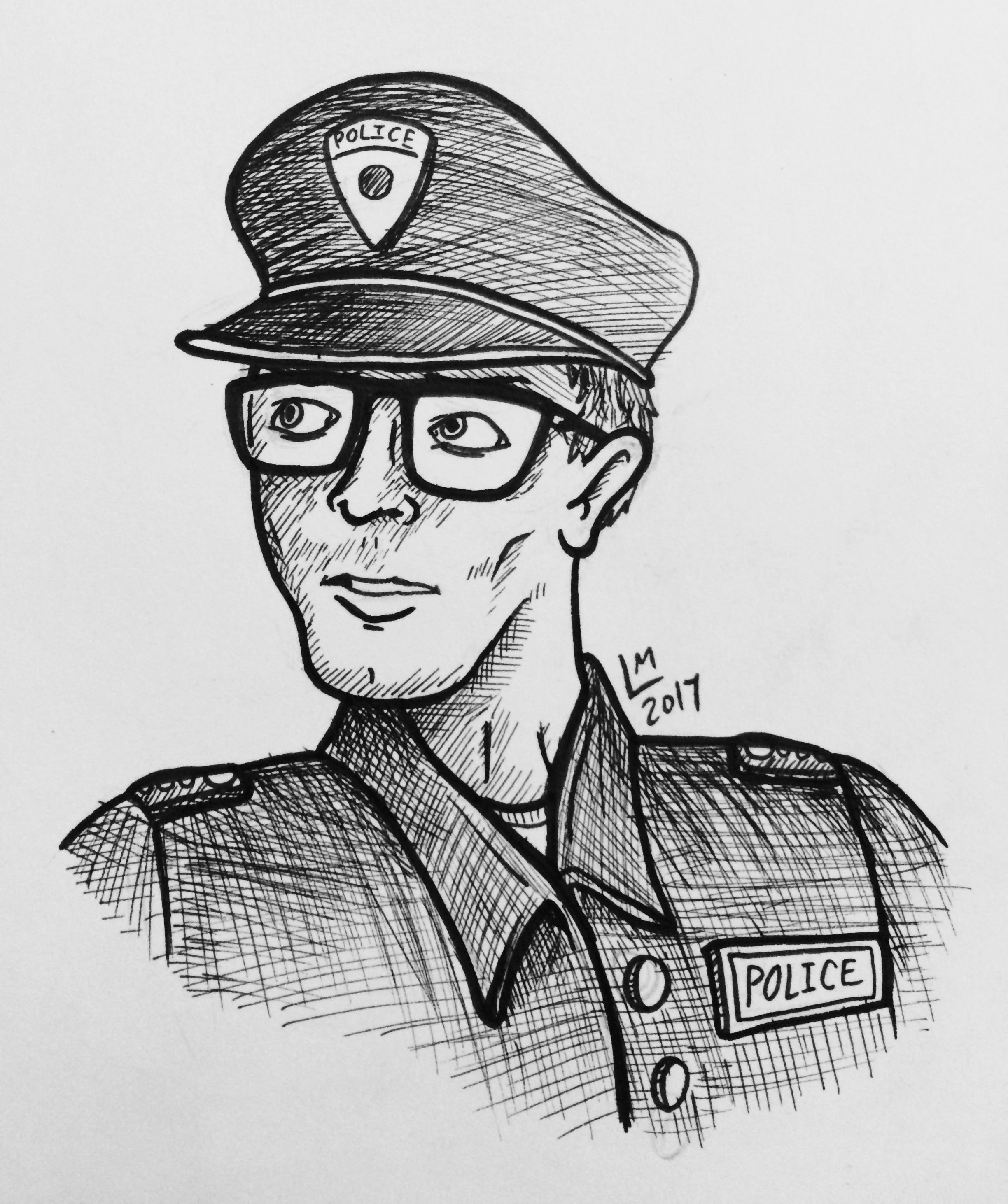 Cop Drawing at Explore collection of Cop Drawing