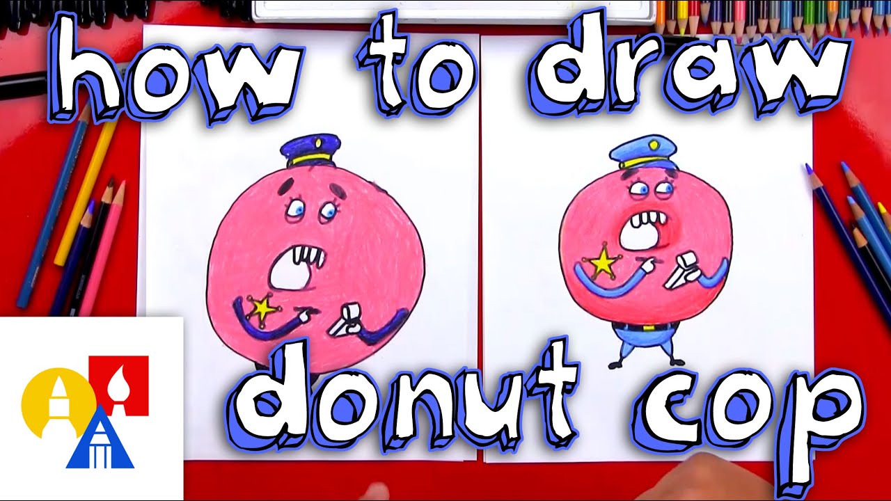 1280x720 how to draw donut cop from gumball - Cop Drawing