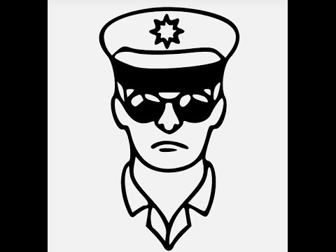 480x360 How To Draw Police Man Officer Face Drawing Step - Cop Drawing