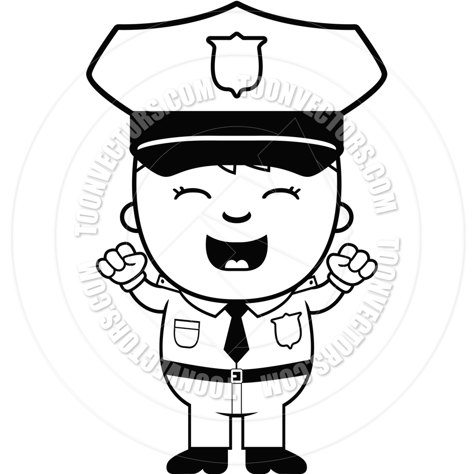 940x940 police officer clipart outline great free clipart, silhouette - Cop Hat Drawing