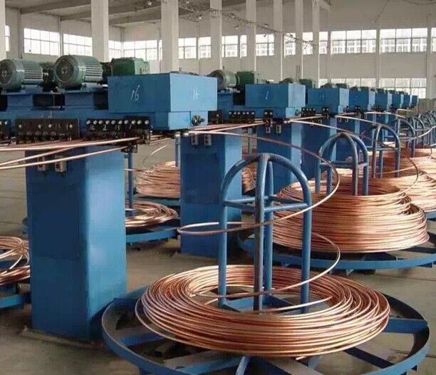 612x526 automatic wire drawing machine copper wire straightening machine - Copper Drawing