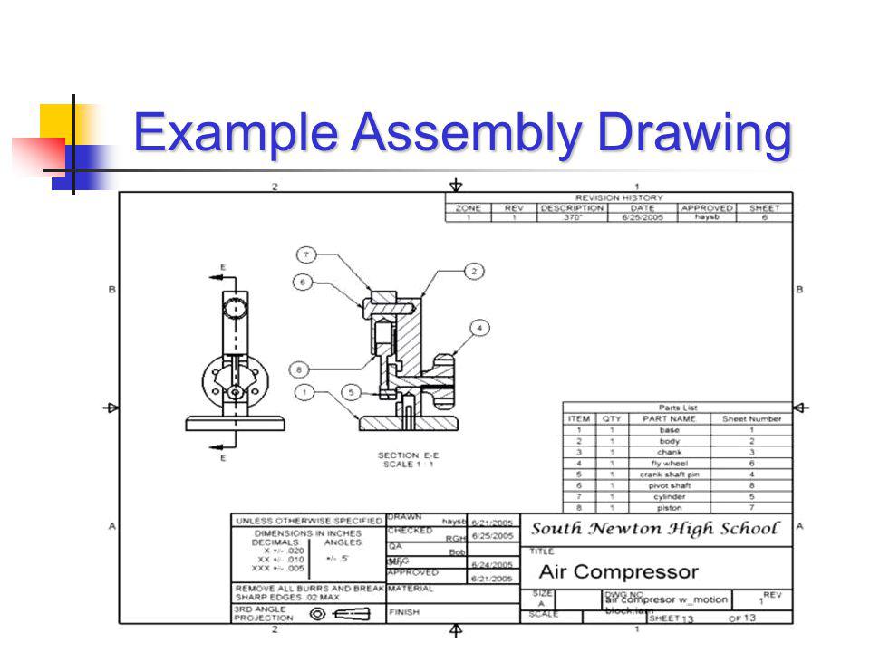 960x720 Assembly Drawings, Balloons, And Parts Lists - Copyright Drawings
