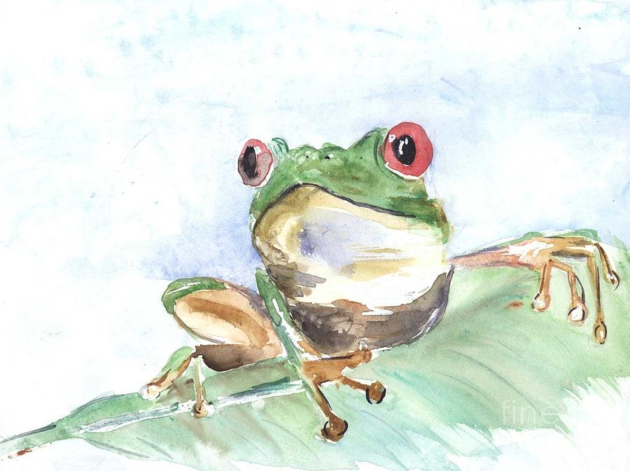 900x673 coqui painting - Coqui Frog Drawing.
