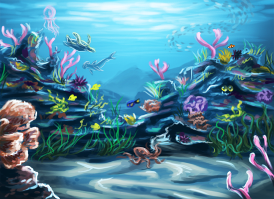 550x400 Simple Coral Reef Png Transparent Simple Coral Reef Images - Coral ...