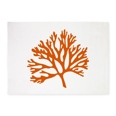 460x460 red sea fan coral drawing queen area rugs - Coral Drawing