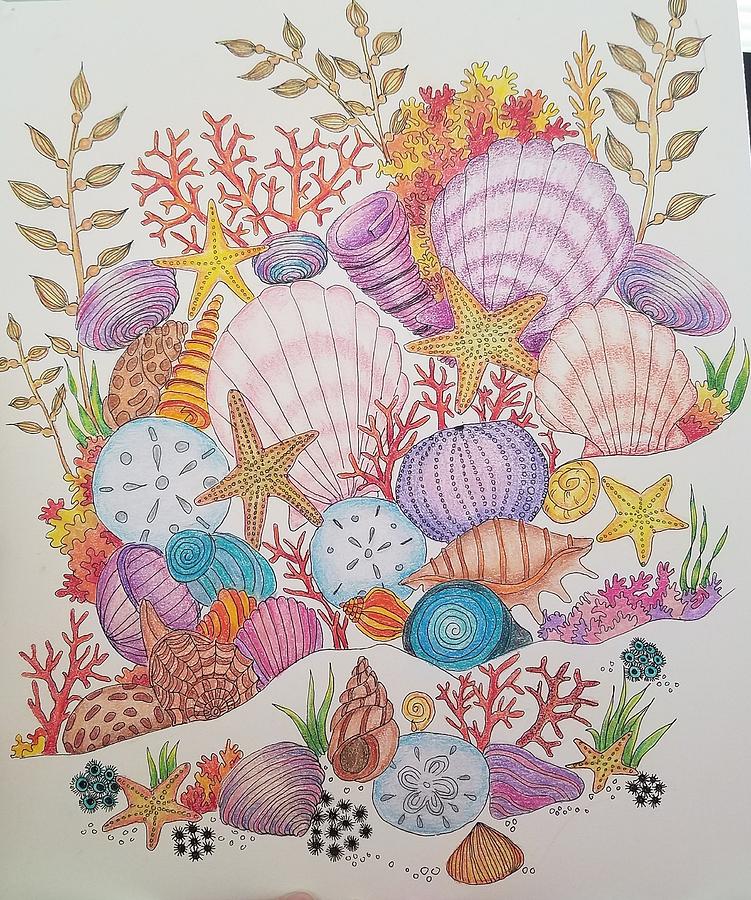 751x900 coral reef drawing - Coral Reef Drawing