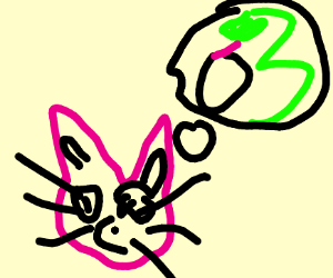 300x250 Pink Cat Thinks About Coral Snake Drawing - Coral Snake Drawing