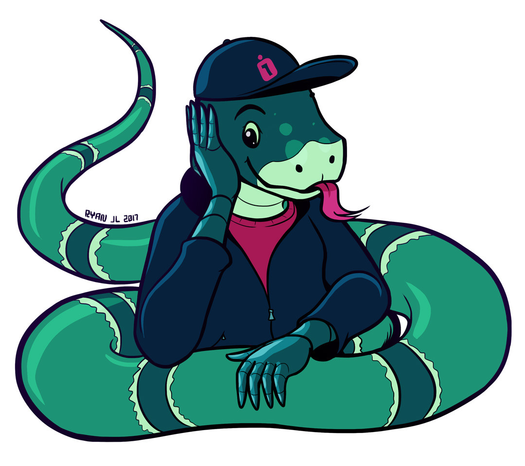 1080x960 Ryan Jl Here's A Drawing Of Myself As A Coral Snake Thank - Coral Snake Drawing