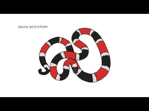 480x360 Snake Drawing Tutorial Part - Coral Snake Drawing