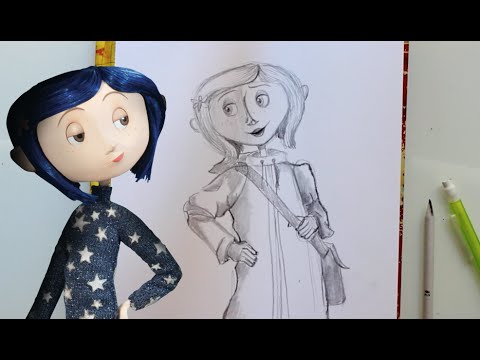 480x360 How To Draw Coraline - Coraline Drawings