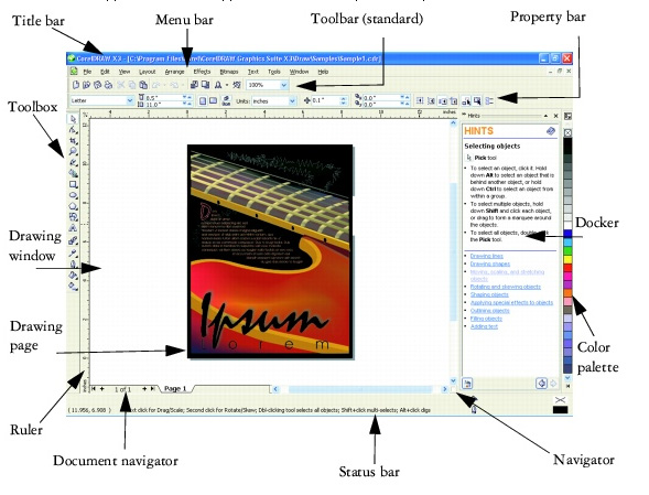 589x449 coreldraw help tutorials - Corel Draw Drawings