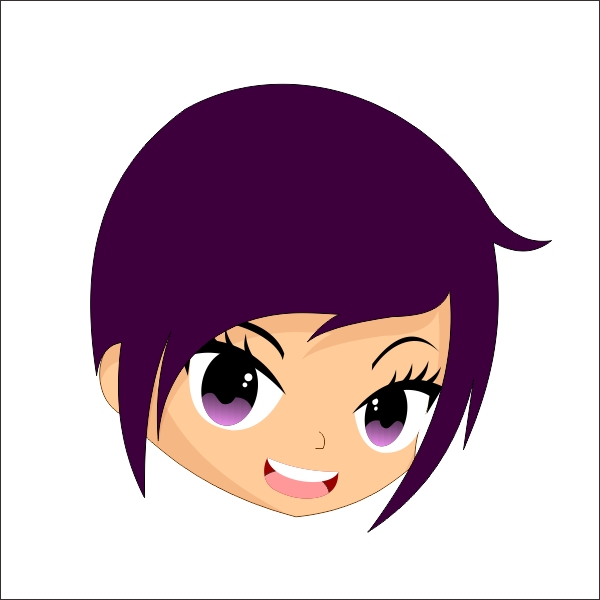 600x600 Drawing An Anime Cartoon In Corel Draw - Corel Drawing